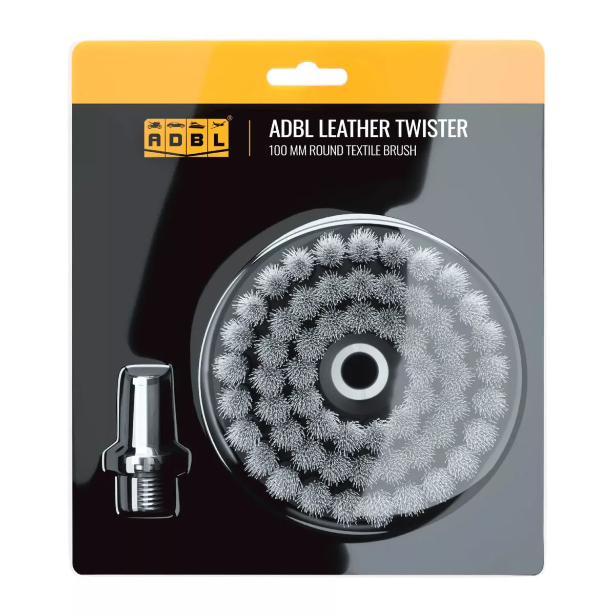 ADBL Leather Twister Reinigungsbürsten-Aufsatz 100mm -6913