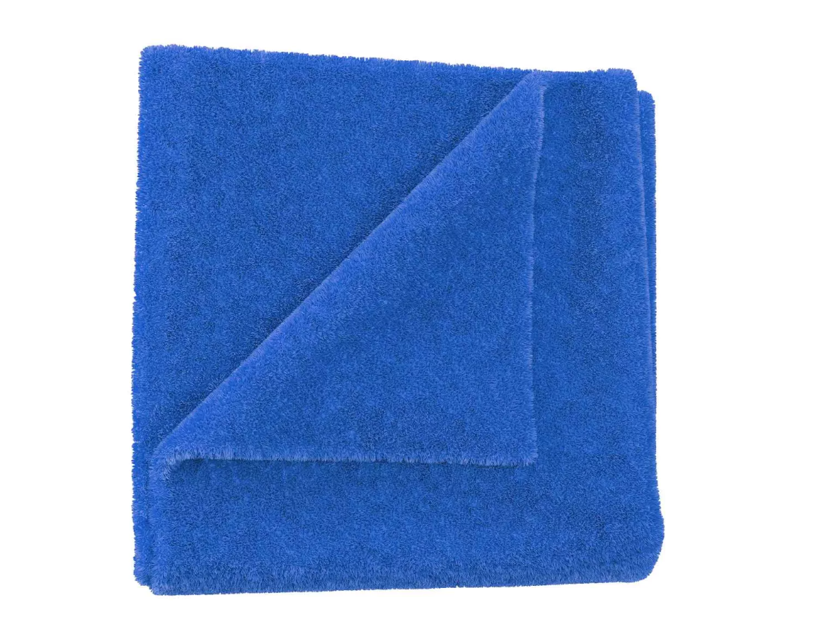 chemicalworkz Blue Edgeless Soft Touch Towel 600GSM 40x40