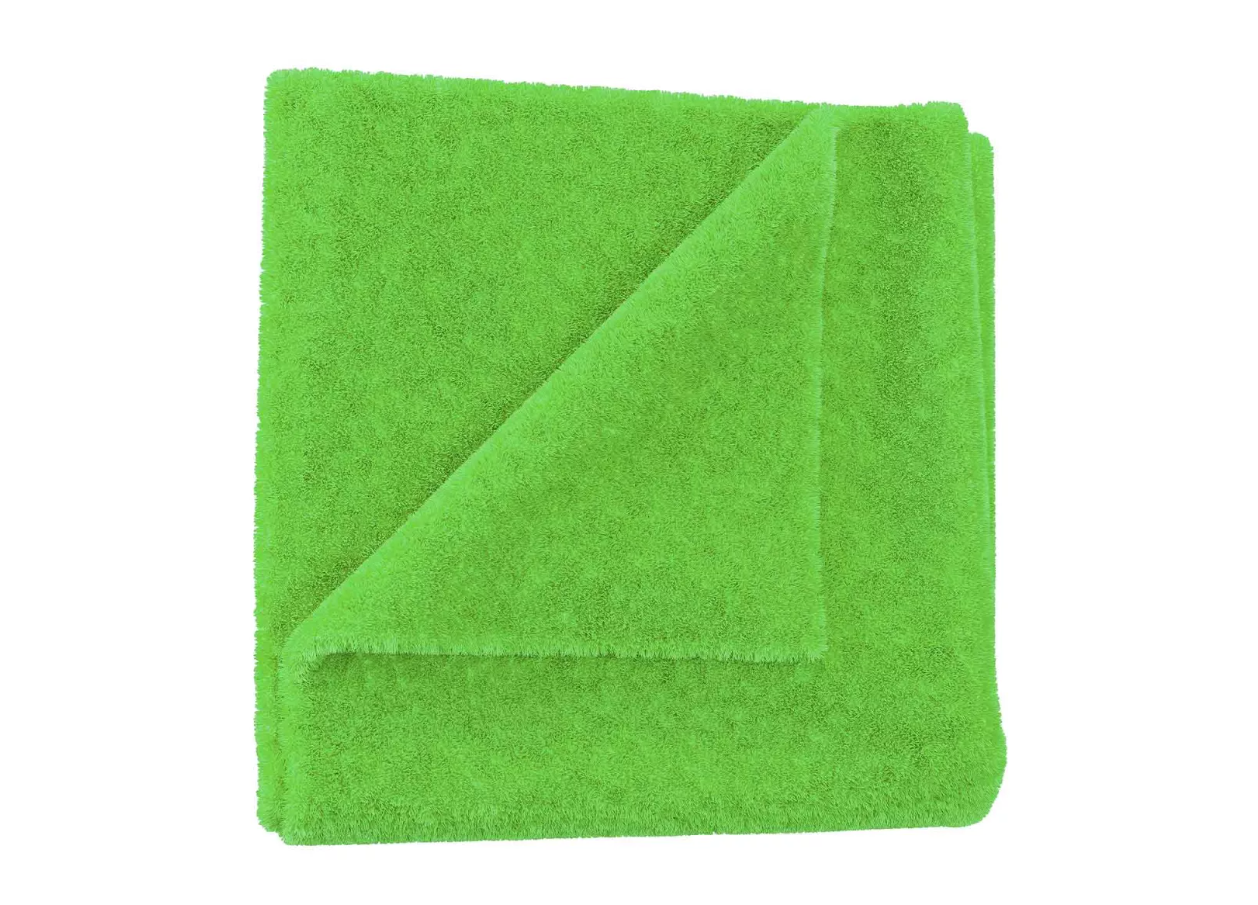 chemicalworkz Green Edgeless Soft Touch Towel 600GSM 40x40