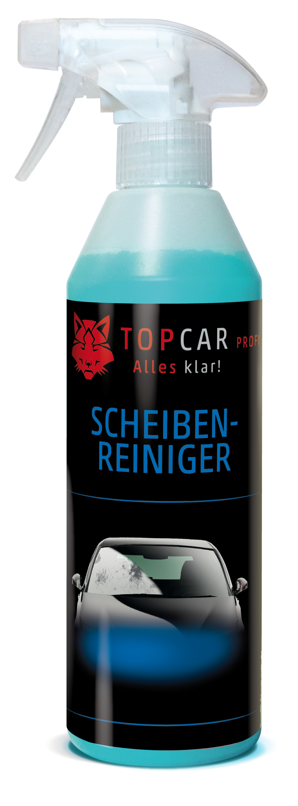 TOP CAR Scheibenreiniger - Glasreiniger 500ml - Weigola Hygienevertrieb -  - Weigola Hygienevertrieb
