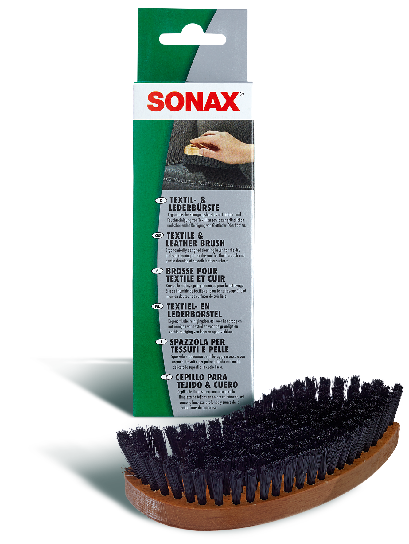 SONAX Textil+LederBürste 1 Stk. - Weigola Hygienevertrieb -  - Weigola Hygienevertrieb