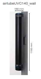 Airtube UVC 140 wall - Weigola Hygienevertrieb -  - Weigola Hygienevertrieb
