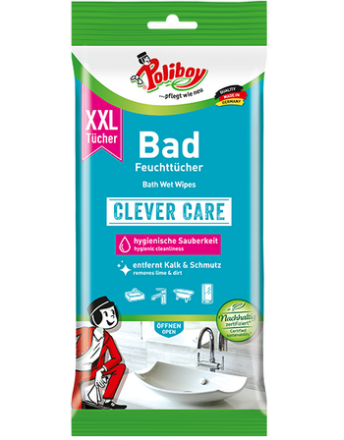 POLIBOY XXL Bad Feuchttücher, 24 Tücher - Weigola Hygienevertrieb -  - Weigola Hygienevertrieb