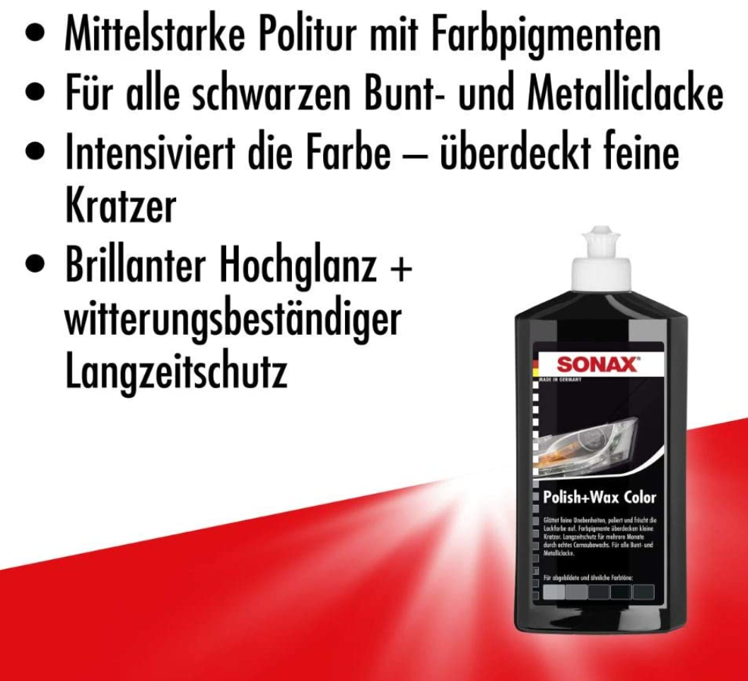 SONAX ColorWax schwarz - Weigola Hygienevertrieb -  - Weigola Hygienevertrieb