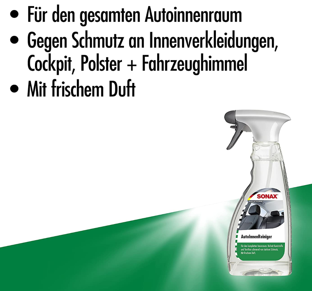 SONAX AutoInnenReiniger - Weigola Hygienevertrieb -  - Weigola Hygienevertrieb