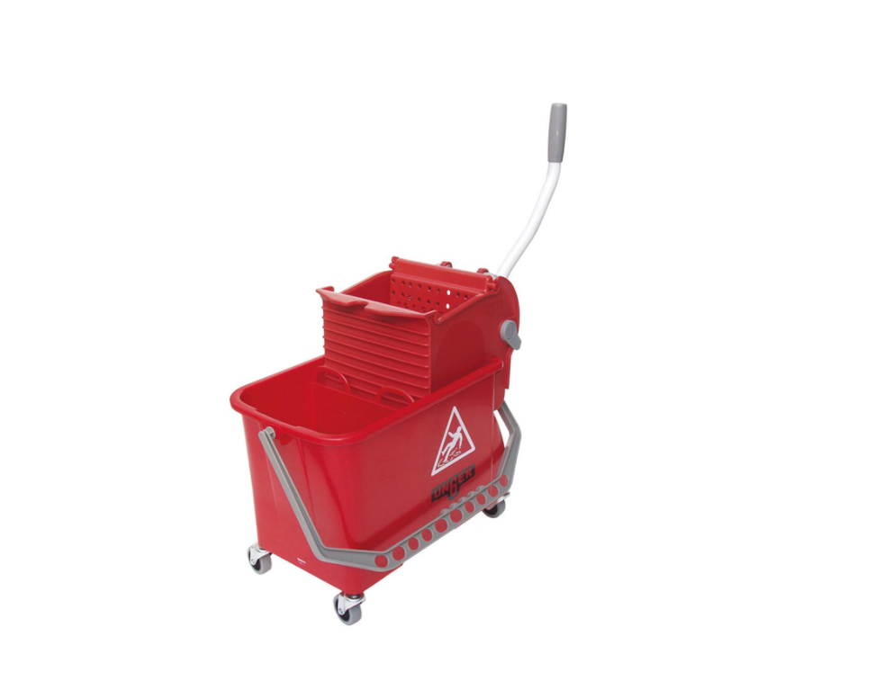 Unger SmartColor Combo Doppelfahreimer mit Presse 15 L rot - Weigola Hygienevertrieb -  - Weigola Hygienevertrieb