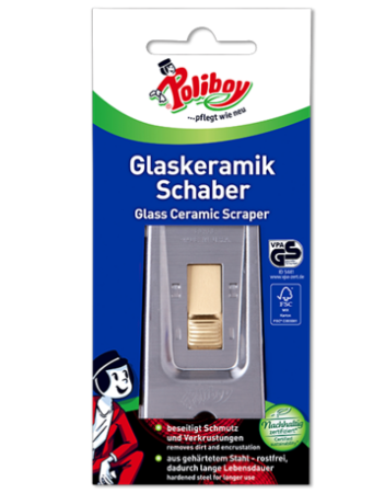 POLIBOY Glaskeramik Schaber, 1 Schaber - Weigola Hygienevertrieb -  - Weigola Hygienevertrieb