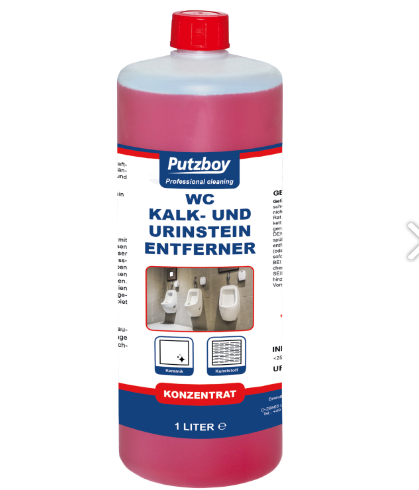 Putzboy WC Kalk- & Urinstein Entferner 1L - Weigola Hygienevertrieb -  - Weigola Hygienevertrieb