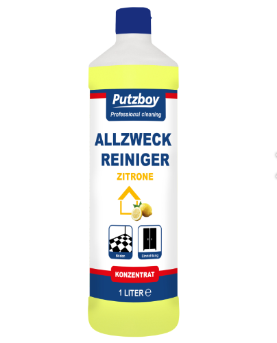Putzboy Allzweck Reiniger Zitrone  1L - Weigola Hygienevertrieb -  - Weigola Hygienevertrieb
