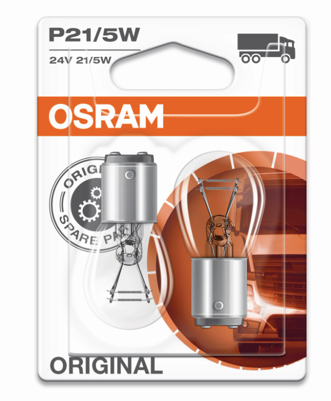 OSRAM Brems/Schlusslicht P21/5W-24v-21/5-BAY15d - Weigola Hygienevertrieb -  - Weigola Hygienevertrieb