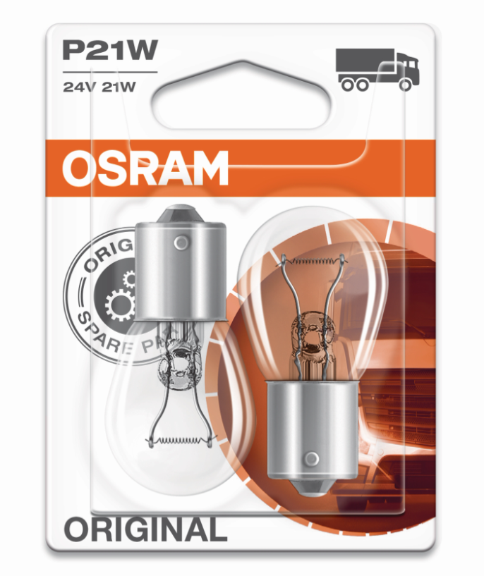 OSRAM Brems/Schlusslicht P21W-24V-21W-BA15s - Weigola Hygienevertrieb -  - Weigola Hygienevertrieb