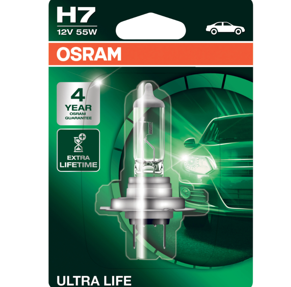 OSRAM H7 ULTRA LIFE H7-12V-55W-PX26d - Weigola Hygienevertrieb -  - Weigola Hygienevertrieb