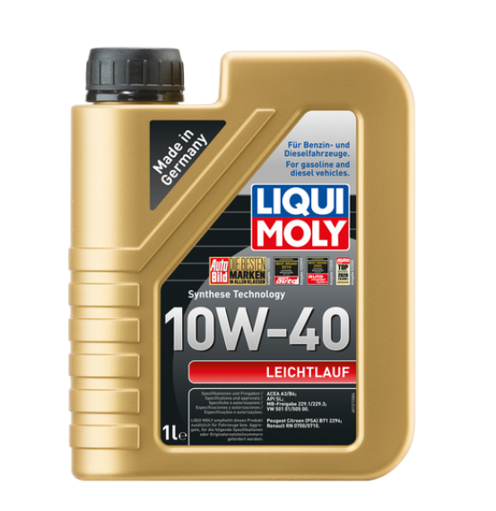 LIQUI MOLY Leichtlauf 10W-40 1 Liter Kanister - Weigola Hygienevertrieb -  - Weigola Hygienevertrieb