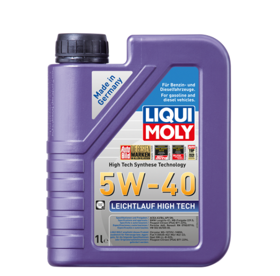 LIQUI MOLY Leichtlauf High Tech 5W-40 1 Liter Kanister - Weigola Hygienevertrieb -  - Weigola Hygienevertrieb