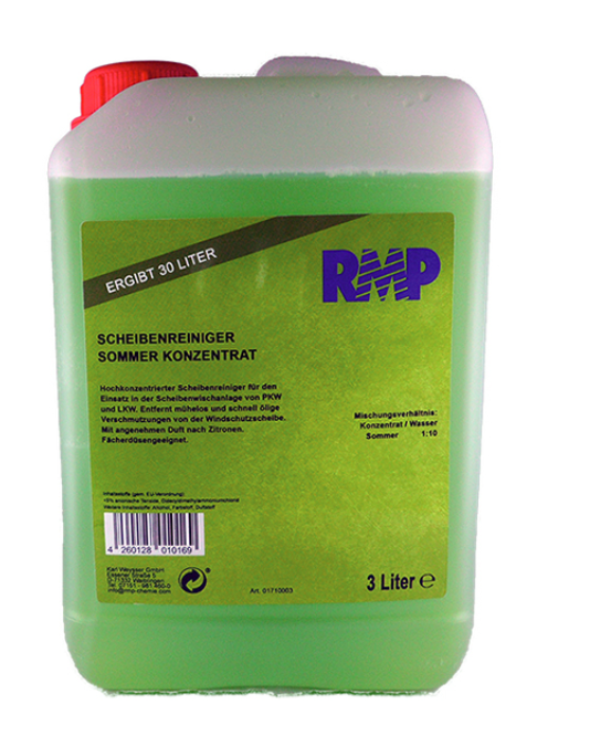 RMP ScheibenReiniger Sommer Konzentrat 4 Stück - Weigola Hygienevertrieb -  - Weigola Hygienevertrieb