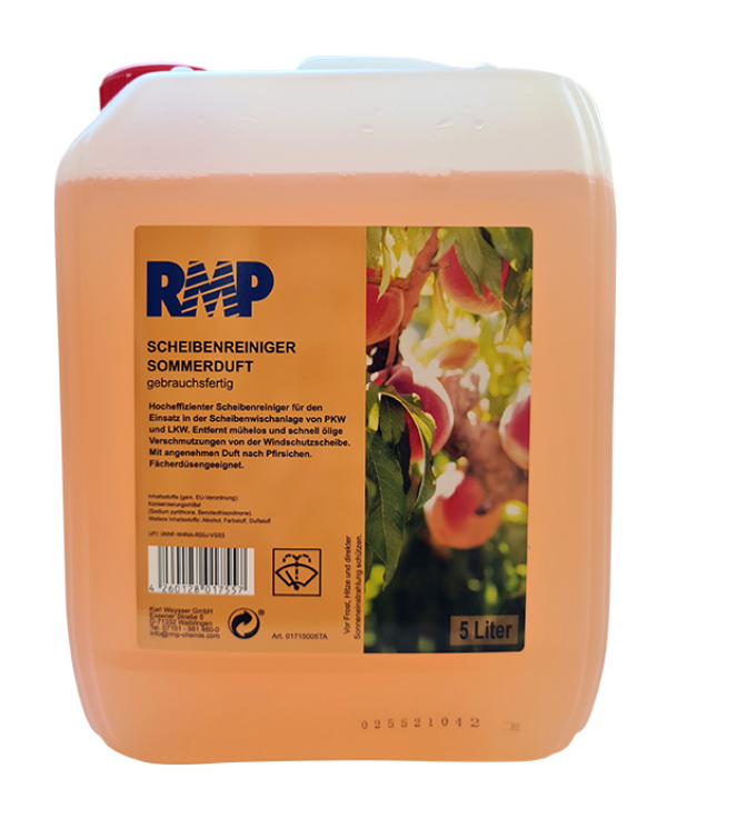 RMP ScheibenReiniger Sommerduft gebrauchsfertig 4 Stück 5l - Weigola Hygienevertrieb -  - Weigola Hygienevertrieb