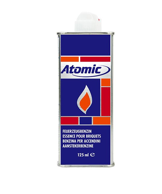 Atomic Feuerzeugbenzin 12 Stück pro Display - Weigola Hygienevertrieb -  - Weigola Hygienevertrieb