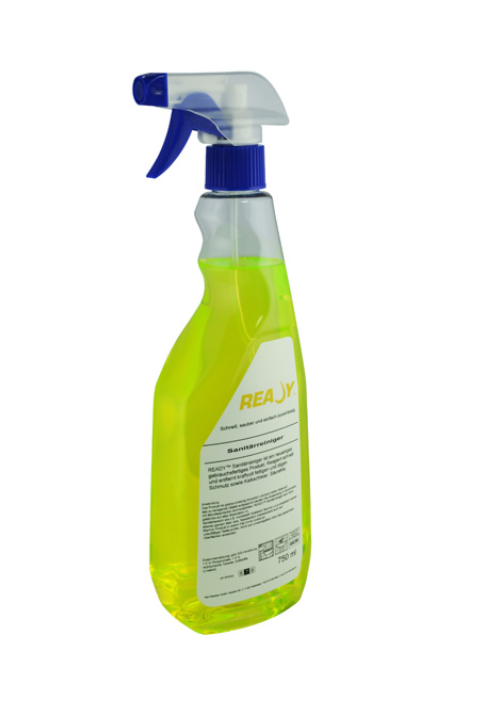 Ready Sanitärreiniger pH-neutral 750 ml Sprühflasche - Weigola Hygienevertrieb -  - Weigola Hygienevertrieb
