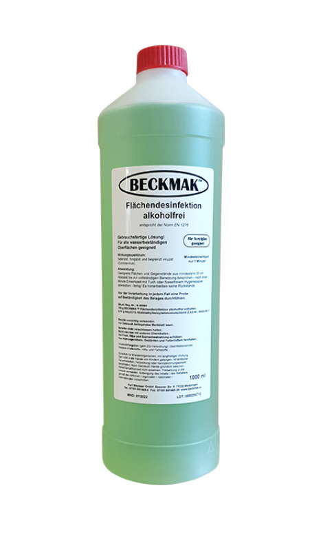 BECKMAK™ Flächendesinfektion alkoholfrei - Weigola Hygienevertrieb -  - Weigola Hygienevertrieb