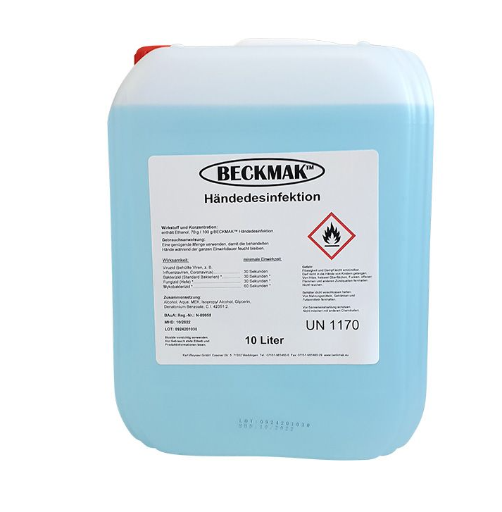Weigola Beckmak™ (mit Alkohol) - Weigola Hygienevertrieb - Desinfektionsmittel - Weigola Hygienevertrieb