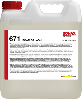 SONAX FoamSplash - EVOLUTION - Weigola Hygienevertrieb