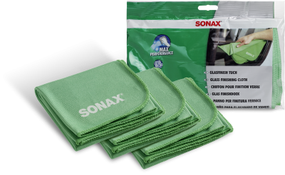 SONAX GlasfinishTuch 3 Stk. - Weigola Hygienevertrieb -  - Weigola Hygienevertrieb