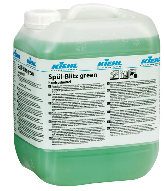 Kiehl Spül Blitz green 1l / 10l Handspülmittel - Weigola Hygienevertrieb -  - Weigola Hygienevertrieb