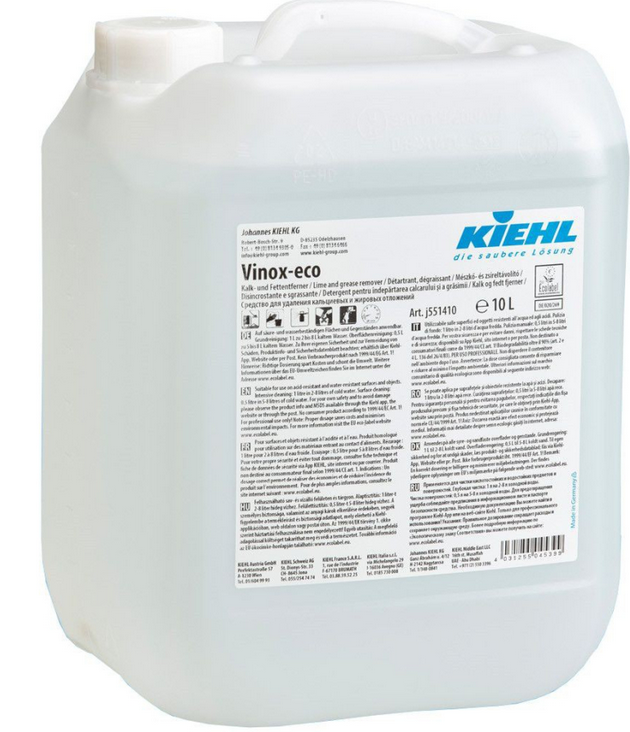 Kiehl Vinox eco 1l / 10l Kalk und Fettentferner - Weigola Hygienevertrieb -  - Weigola Hygienevertrieb