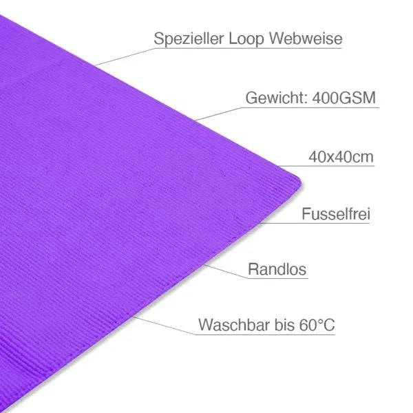 Liquid Elements Poliertuch "Polish Towel" 40x40cm, 400GSM lila T12_purple