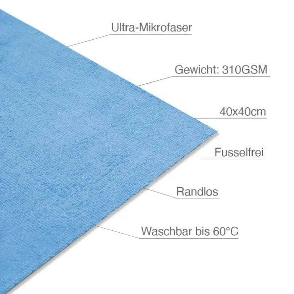 Liquid Elements 5er Set: Value - Allzwecktuch blau, 310GSM, 40x40cm T19