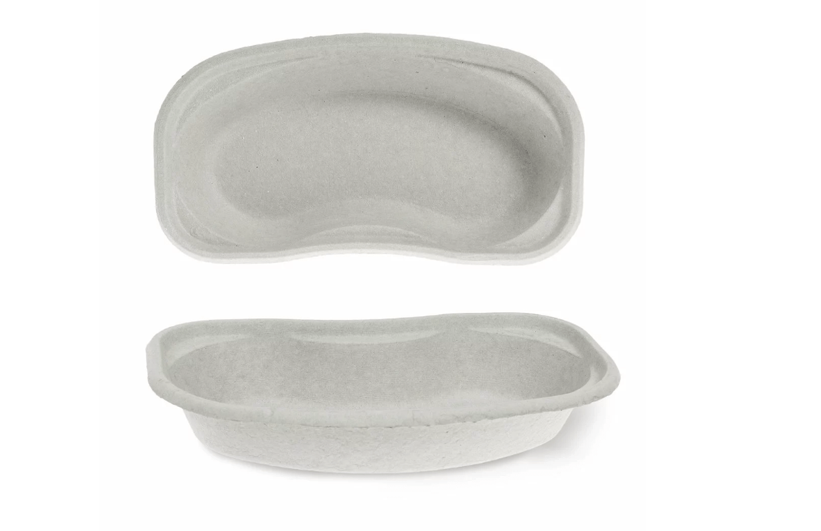 Nierenschalen, unsteril, grau, 255 x 150 x 48 mm, 300 Stück in der Packung