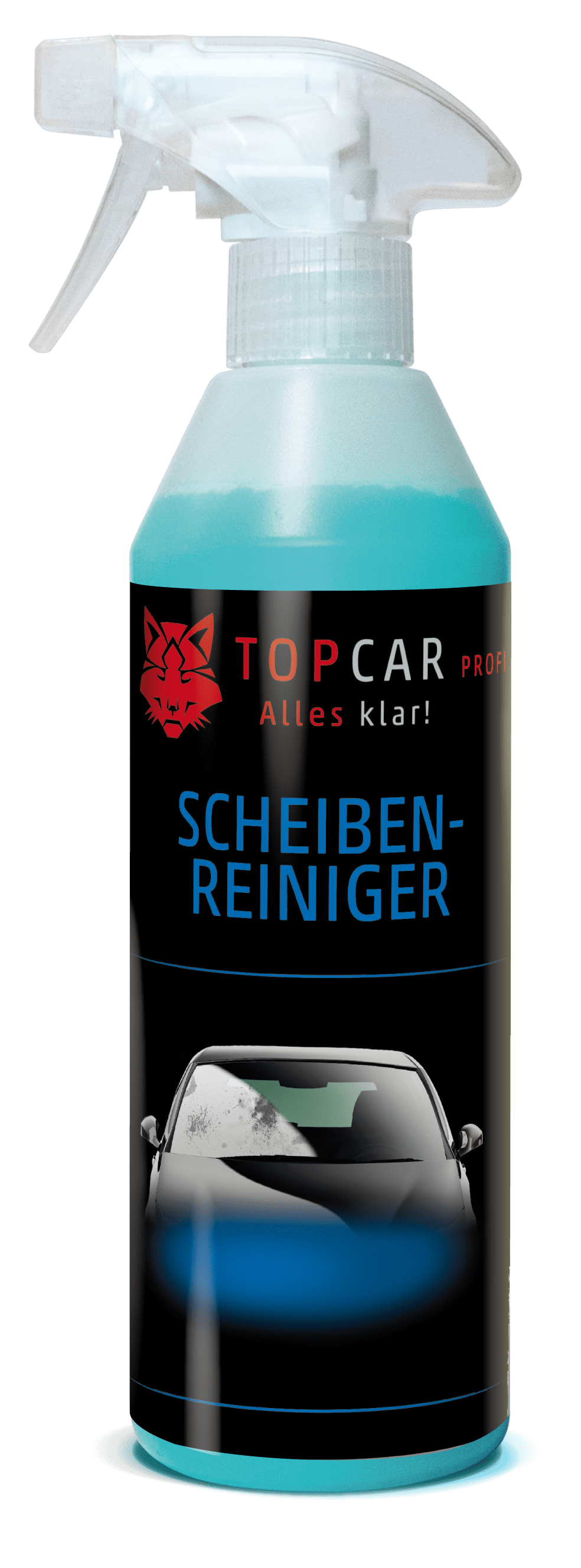 TOP CAR Scheibenreiniger - Glasreiniger 500ml - Weigola Hygienevertrieb -  - Weigola Hygienevertrieb