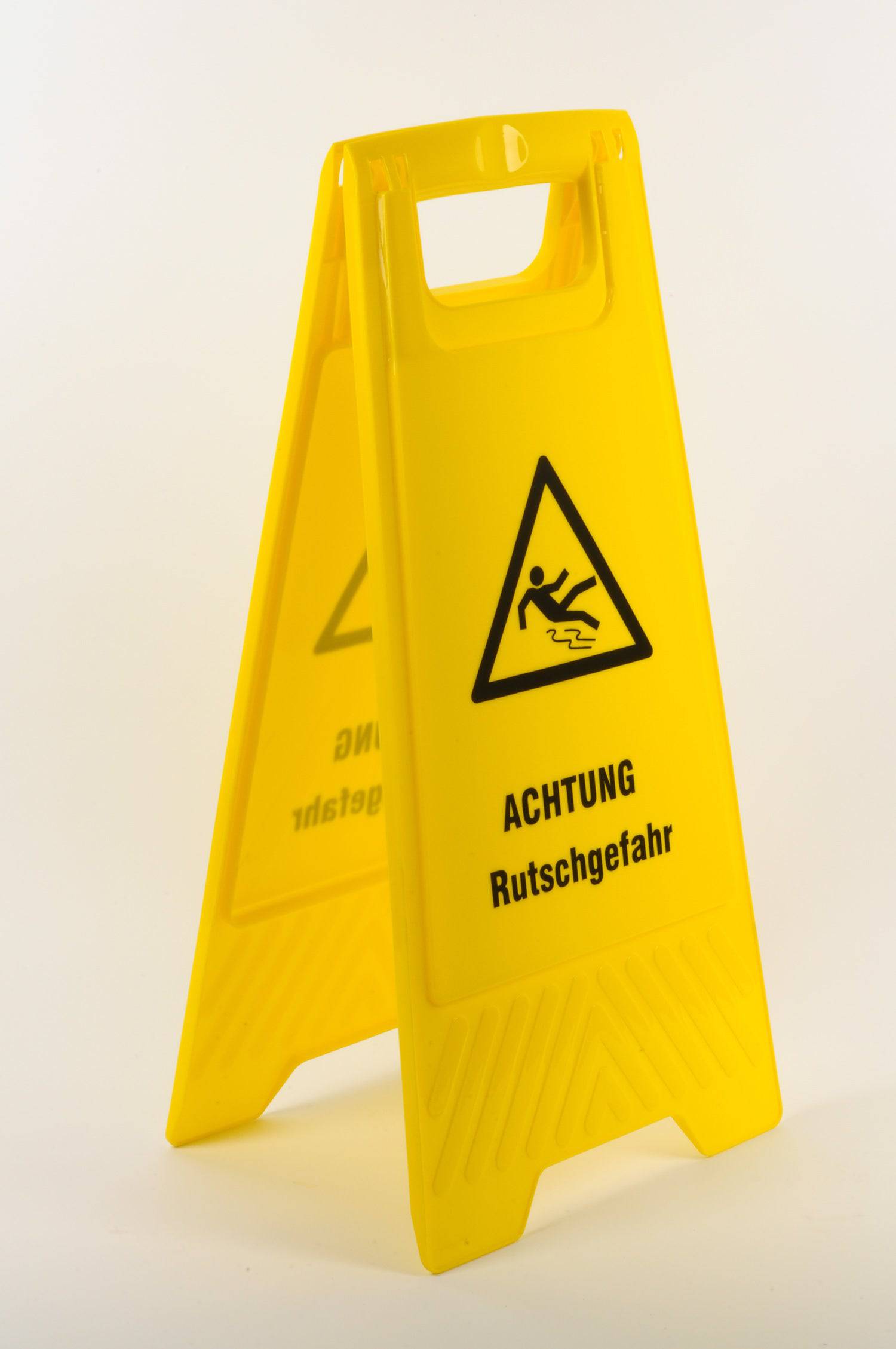 Warnschild "Achtung Rutschgefahr" - Weigola Hygienevertrieb -  - Weigola Hygienevertrieb