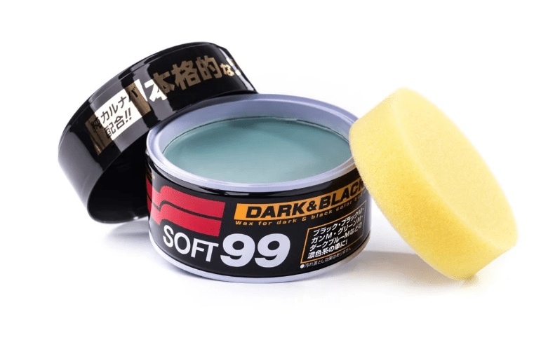 Soft99 Dark & Black Wax, Auto Hartwachs, für schwarze/dunkle Autolacke, 300 gr - Weigola Hygienevertrieb -  - Weigola Hygienevertrieb