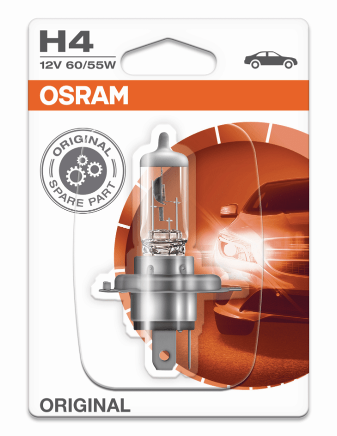 OSRAM Halogen H4 12V-60/55W-P43t - Weigola Hygienevertrieb -  - Weigola Hygienevertrieb