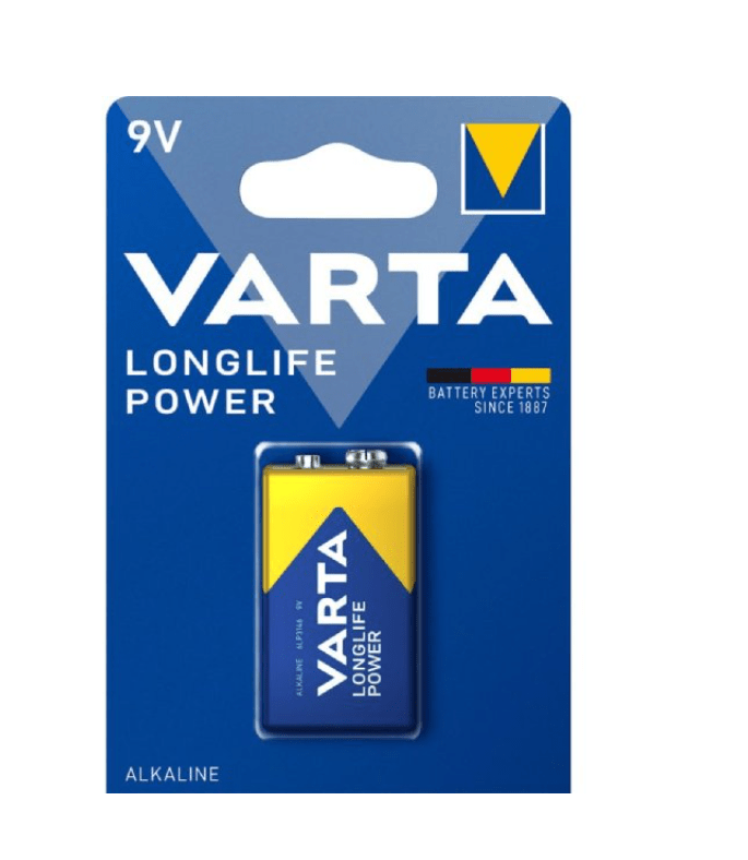 VARTA Longlife Power 9V (E-Block) Blister á 1 Stück - Weigola Hygienevertrieb -  - Weigola Hygienevertrieb