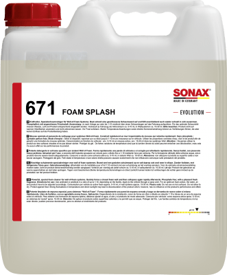 SONAX FoamSplash - EVOLUTION - Weigola Hygienevertrieb